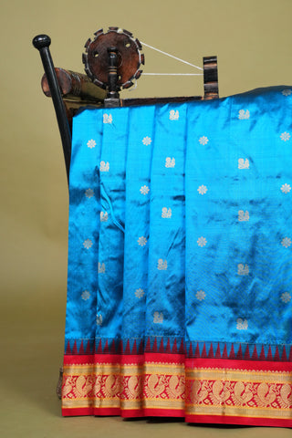 NARAYANPET PURE SILK 9 YARDS SAREE