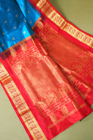 NARAYANPET PURE SILK 9 YARDS SAREE