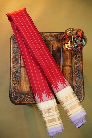 GADWAL PURE SILK HANDLOOM BENTEX BORDER SAREE