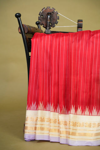 GADWAL PURE SILK HANDLOOM BENTEX BORDER SAREE