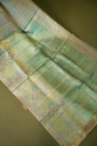 EXCLUSIVE KANCHI PURE SILK HANDLOOM TISSUE SAREE