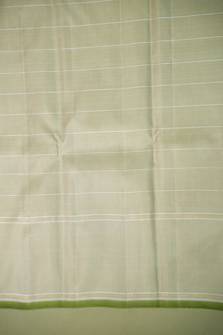 KANCHIPURAM PURE SILK HANDLOOM RETTAPET BORDER SAREE