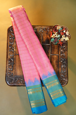 GADWAL PURE SILK HANDLOOM BENTEX BORDER SAREE