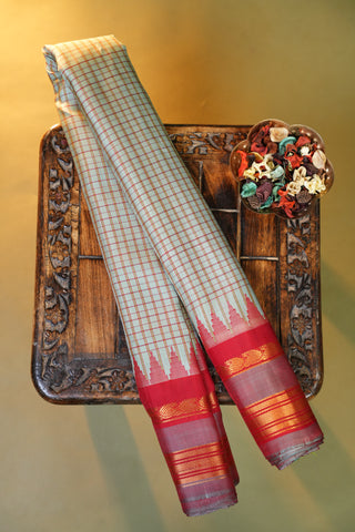 GADWAL PURE SILK HANDLOOM BENTEX BORDER SAREE
