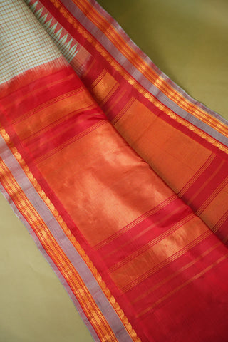 GADWAL PURE SILK HANDLOOM BENTEX BORDER SAREE