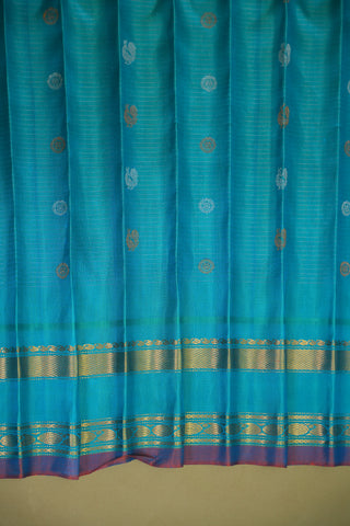 GADWAL PURE SILK GAP BORDER HANDLOOM SAREE