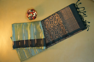 KANCHIPURAM HANDLOOM SOFT SILK SAREE