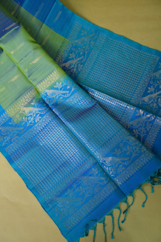 KANCHIPURAM HANDLOOM SOFT SILK SAREE