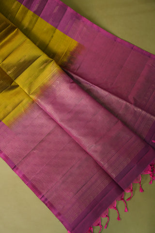 KANCHIPURAM HANDLOOM SOFT SILK SAREE