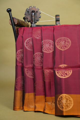 KANCHIPURAM HANDLOOM SOFT SILK SAREE