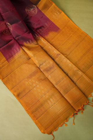 KANCHIPURAM HANDLOOM SOFT SILK SAREE
