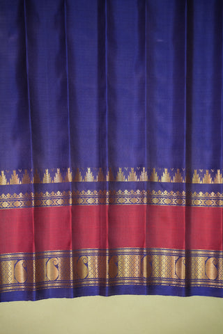 GADWAL PURE SILK GAP BORDER HANDLOOM SAREE