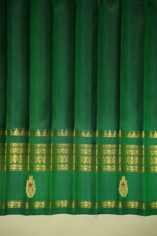 GADWAL PURE SILK GAP BORDER HANDLOOM SAREE
