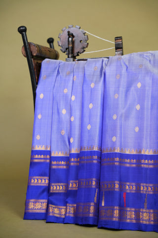 GADWAL PURE SILK GAP BORDER HANDLOOM SAREE