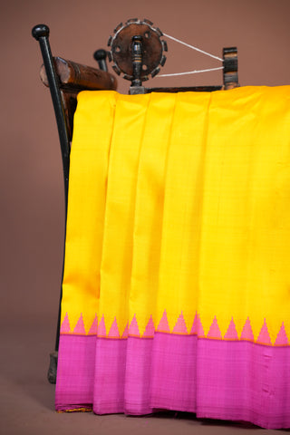 GADWAL PURE SILK HANDLOOM PLAIN SAREE