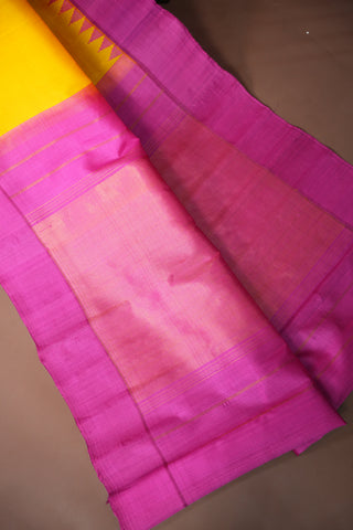 GADWAL PURE SILK HANDLOOM PLAIN SAREE
