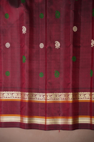GADWAL PURE SILK GAP BORDER HANDLOOM SAREE