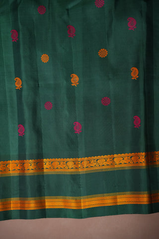 GADWAL PURE SILK GAP BORDER HANDLOOM SAREE