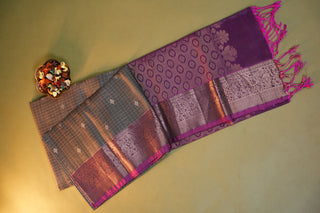 KANCHIPURAM PURE SOFT SILK SAREE