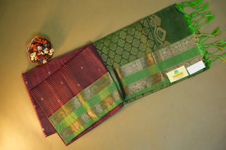 KANCHIPURAM PURE SOFT SILK SAREE