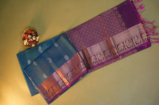 KANCHIPURAM PURE SOFT SILK SAREE
