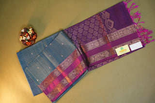 KANCHIPURAM PURE SOFT SILK SAREE