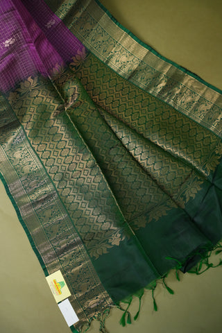 KANCHIPURAM PURE SOFT SILK SAREE