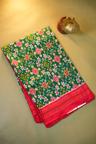 POCHAMPALLY PURE TWILL IKKAT HANDLOOM SAREE