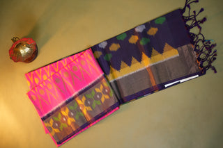 POCHAMPALLY IKKAT SOFT SILK SAREE