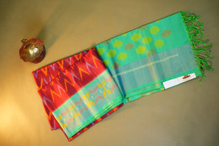 POCHAMPALLY IKKAT SOFT SILK SAREE