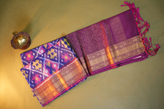 POCHAMPALLY IKKAT SOFT SILK SAREE