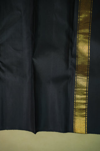 KANCHIPURAM PURE SILK HANDLOOM SAREE WITH TEMPLE BORDER