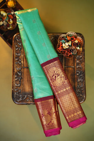 EXCLUSIVE GADWAL TISSUE PURE SILK HANDLOOM SAREE