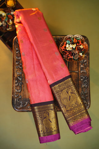 EXCLUSIVE GADWAL TISSUE PURE SILK HANDLOOM SAREE
