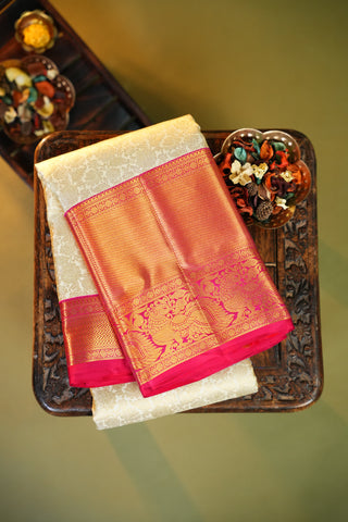 KANCHIPURAM PURE SILK HANDLOOM SAREE