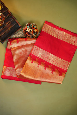 VENKATAGIRI PURE SILK BROCADE HANDLOOM SAREE