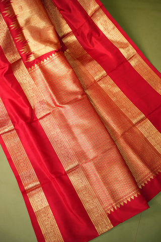 VENKATAGIRI PURE SILK BROCADE HANDLOOM SAREE