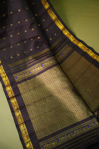 EXCLUSIVE GADWAL PURE SILK SMALL BORDER HANDLOOM SAREE