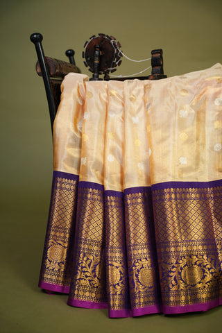EXCLUSIVE GADWAL TISSUE PURE SILK HANDLOOM SAREE