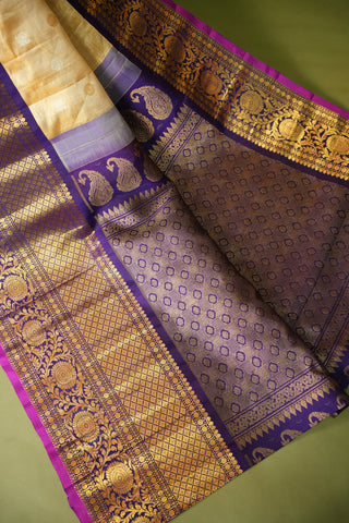 EXCLUSIVE GADWAL TISSUE PURE SILK HANDLOOM SAREE