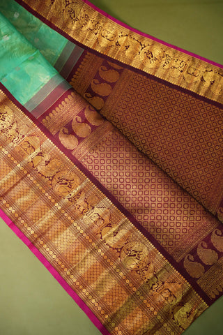 EXCLUSIVE GADWAL TISSUE PURE SILK HANDLOOM SAREE