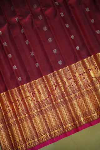 EXCLUSIVE GADWAL TISSUE PURE SILK HANDLOOM SAREE