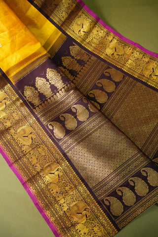 EXCLUSIVE GADWAL TISSUE PURE SILK HANDLOOM SAREE