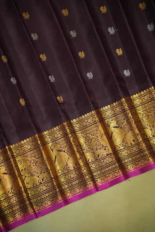 EXCLUSIVE GADWAL TISSUE PURE SILK HANDLOOM SAREE