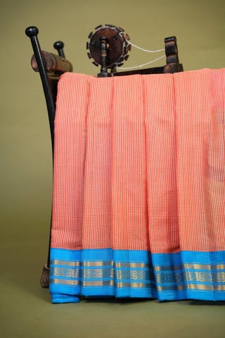 GADWAL PURE COTTON KUTTU BORDER HANDLOOM SAREES