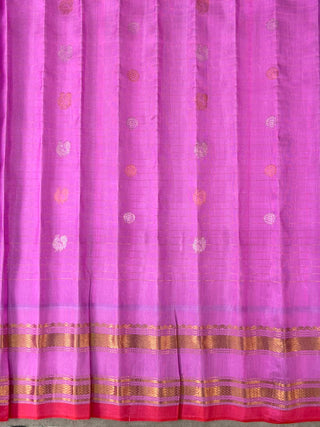 GADWAL PURE SILK CHECKS HANDLOOM SAREE