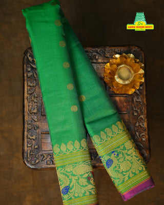 GADWAL PURE SILK TISSUE HANDLOOM SAREE