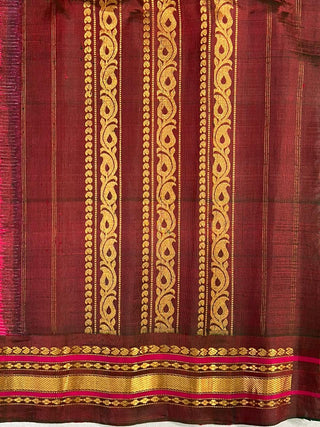 GADWAL PURE COTTON CHECKS HANDLOOM SAREE