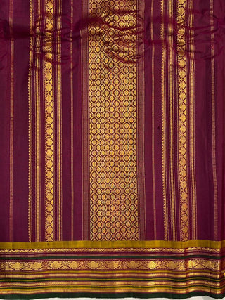 GADWAL PURE COTTON CHECKS HANDLOOM SAREE