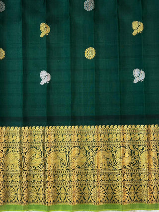 GADWAL PURE SILK CHECKS HANDLOOM SAREE